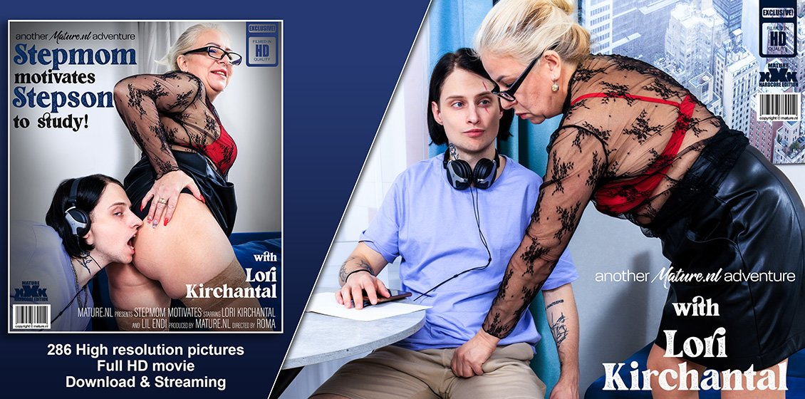 Mature.NL Lori Kirchantal, Lil Endi Stepmom Motivates Stepson to Study!